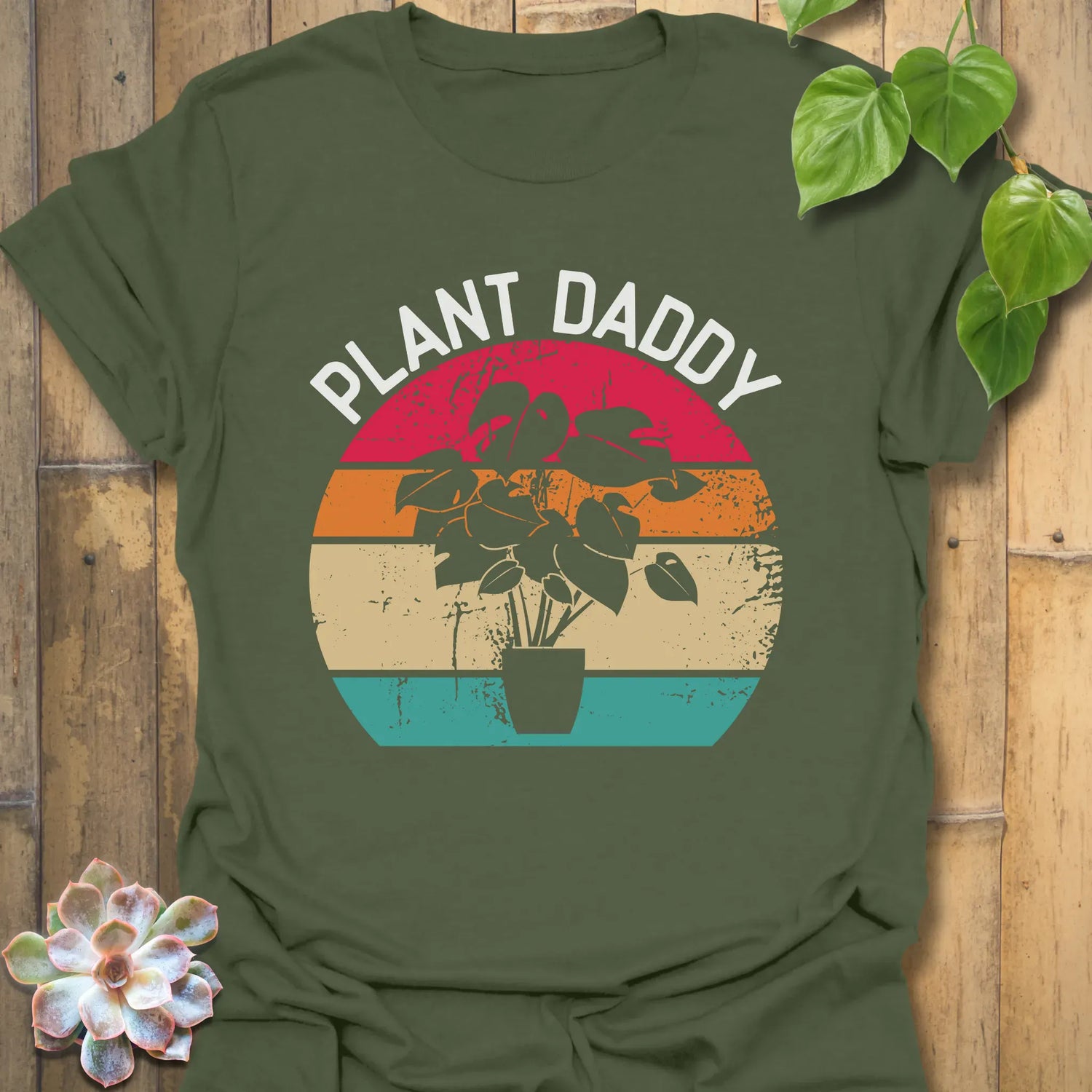 Plant Daddy T-shirt Military Green / S T-Shirt