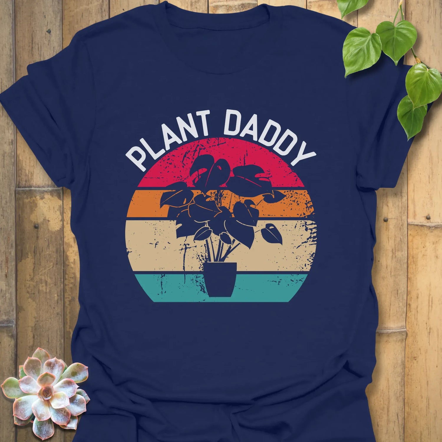 Plant Daddy T-shirt Navy / S T-Shirt
