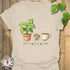 Plant, Dog, Coffee T-shirt Natural / S T-Shirt