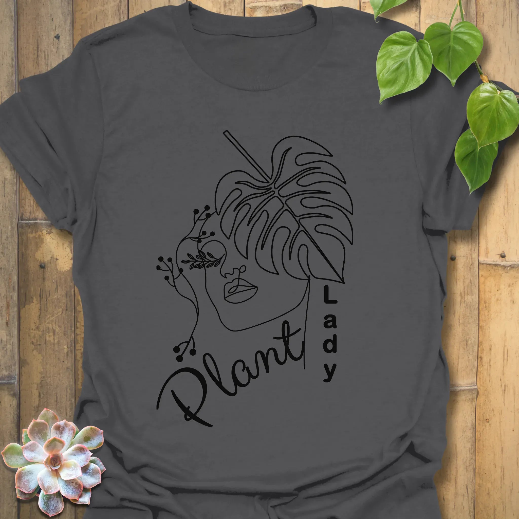 Plant Lady T-shirt Charcoal / S T-Shirt