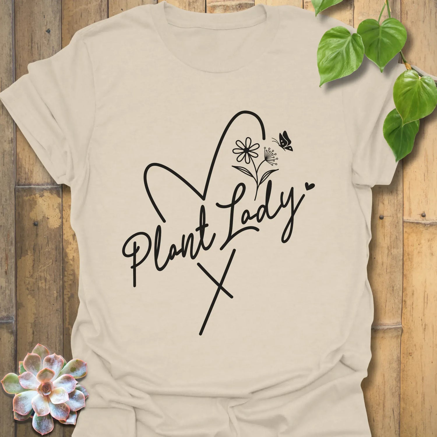 Plant Lady T-shirt Natural / S T-Shirt
