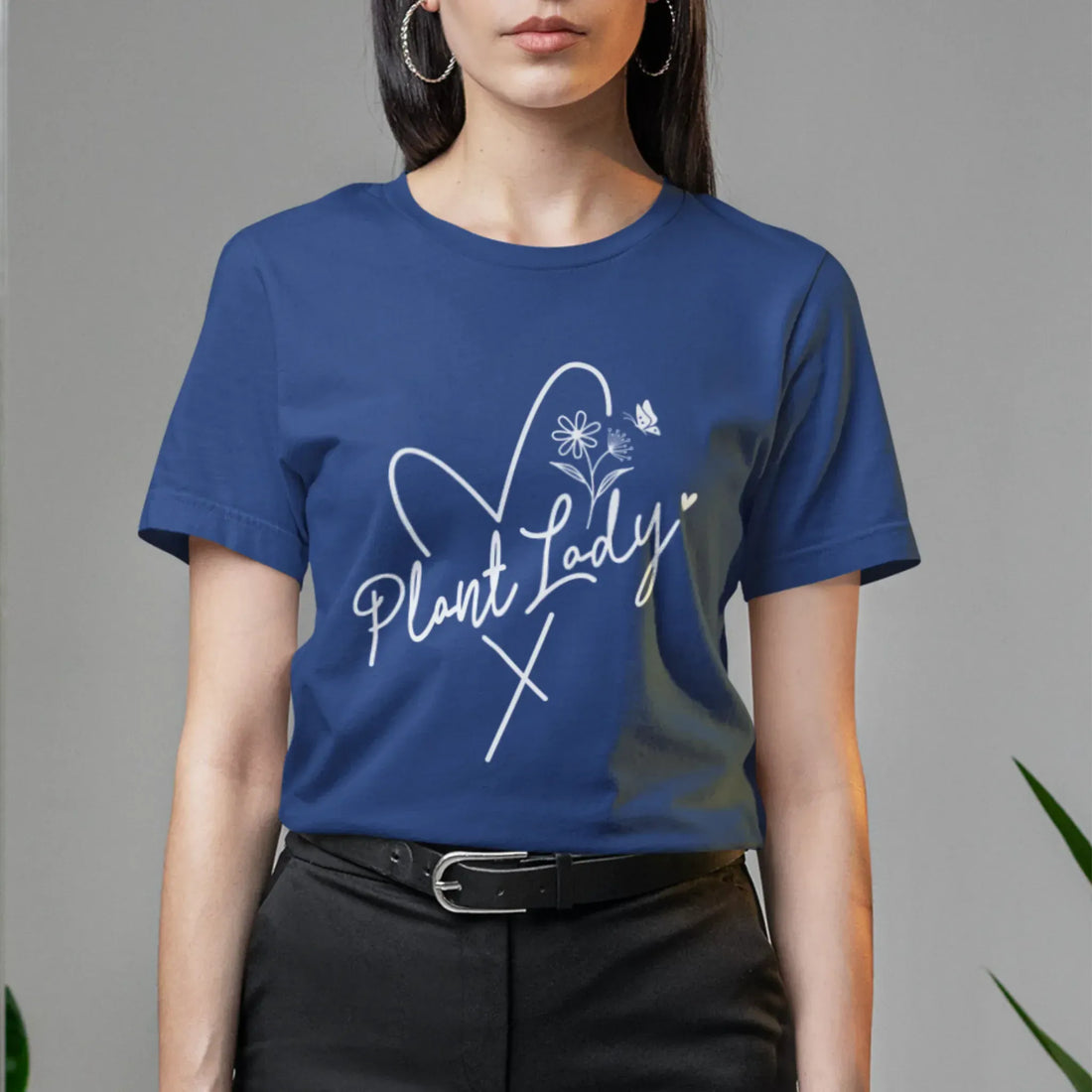 Plant Lady T-shirt Navy / S T-Shirt