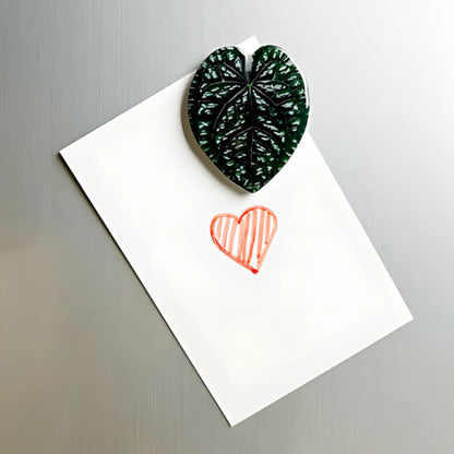 Plant Leaf Fridge Magnets - 8pcs Acrylic Green Decor SMT-Y8 Refrigerator Magnets