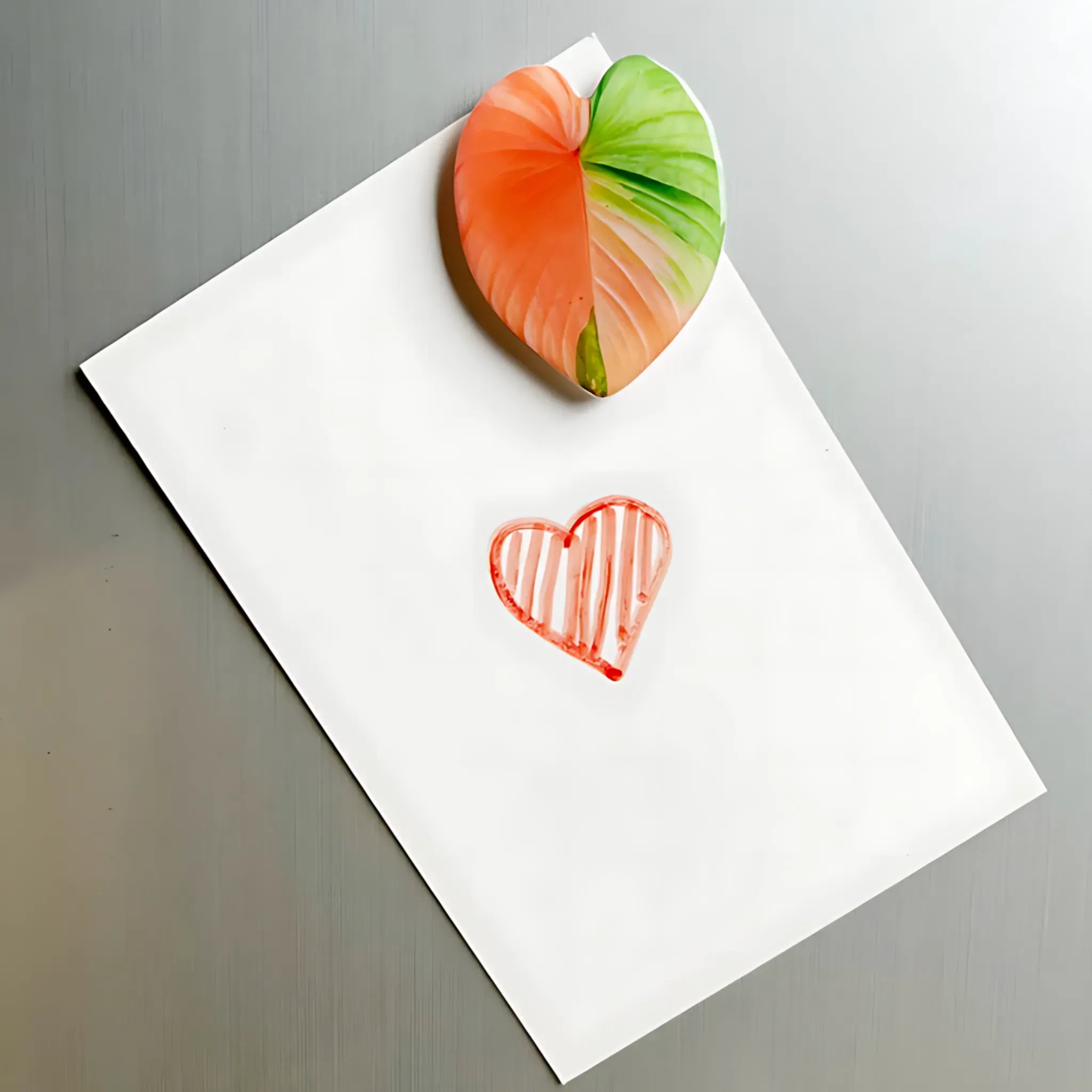 Plant Leaf Fridge Magnets - 8pcs Acrylic Green Decor SMT-Y8 Refrigerator Magnets