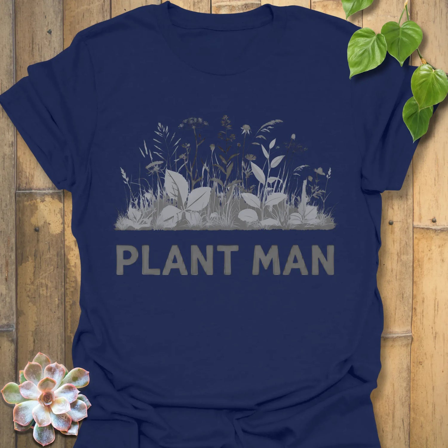 Plant Man T-shirt Navy / S T-Shirt