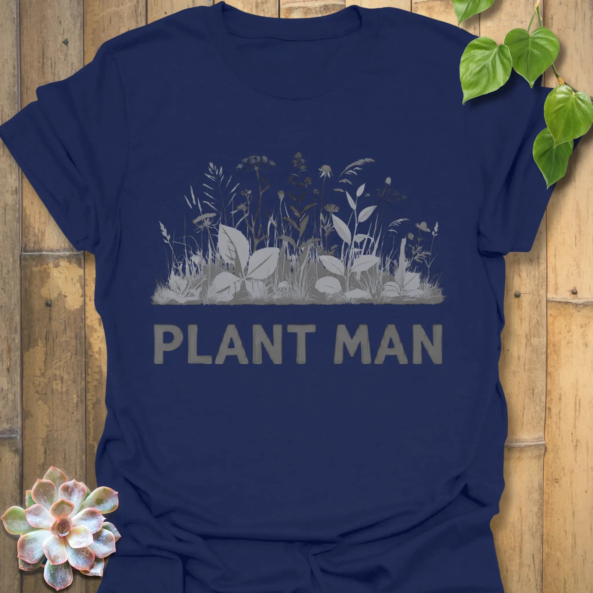Plant Man T-shirt Navy / S T-Shirt