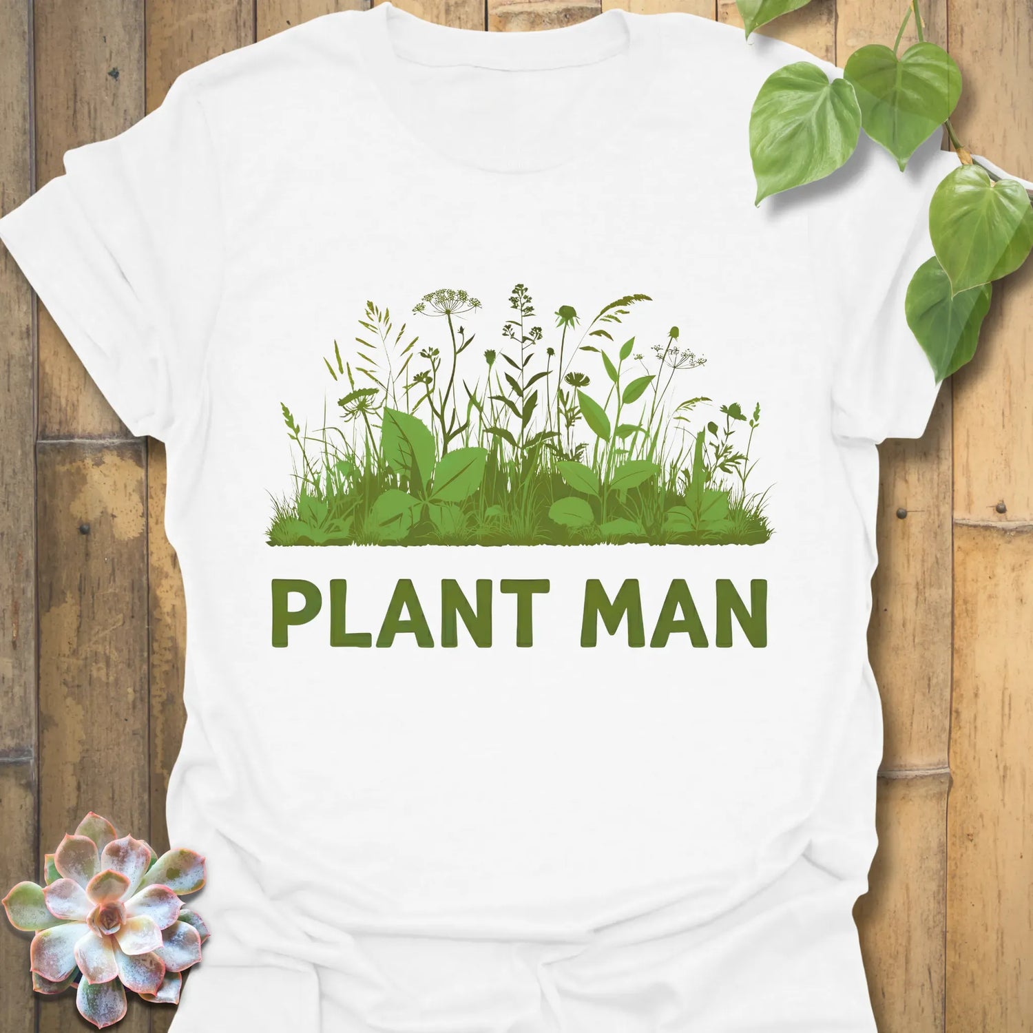 Plant Man T-shirt White / S T-Shirt