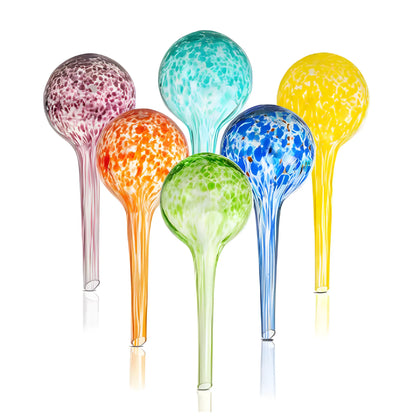 Plant Self-Watering Globes - Glass Watering Bulbs for Pot Plants - 6 pack 6Pcs Self Watering Globes