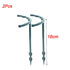 Plant Support Stakes - Durable Plastic Holders for Garden & Greenhouse 2Pcs-16cm Plant Support