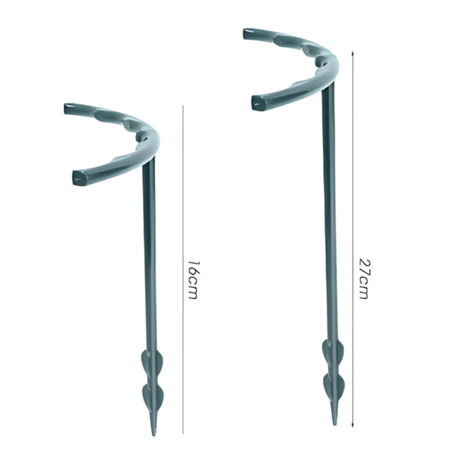 Plant Support Stakes - Durable Plastic Holders for Garden &amp; Greenhouse Plant Support