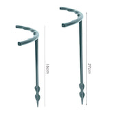 Plant Support Stakes - Durable Plastic Holders for Garden & Greenhouse Plant Support