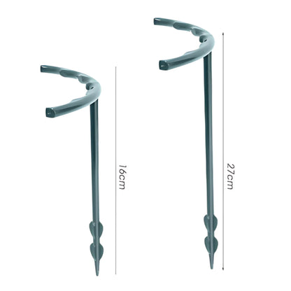 Plant Support Stakes - Durable Plastic Holders for Garden &amp; Greenhouse Plant Support