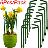 Plant Support Stakes - Durable Plastic Holders for Garden & Greenhouse Plant Support
