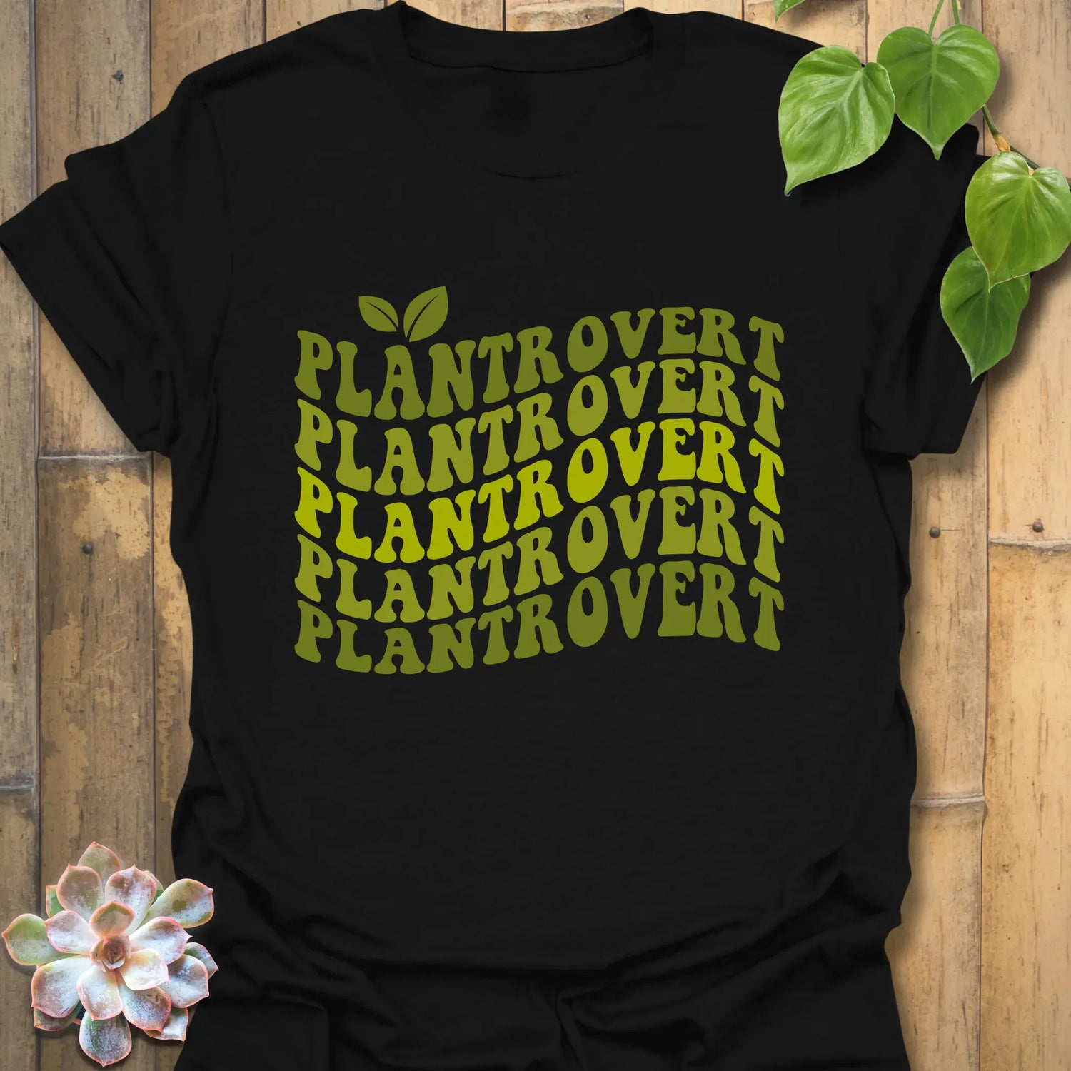 Plantrovert T-shirt Black / S T-Shirt