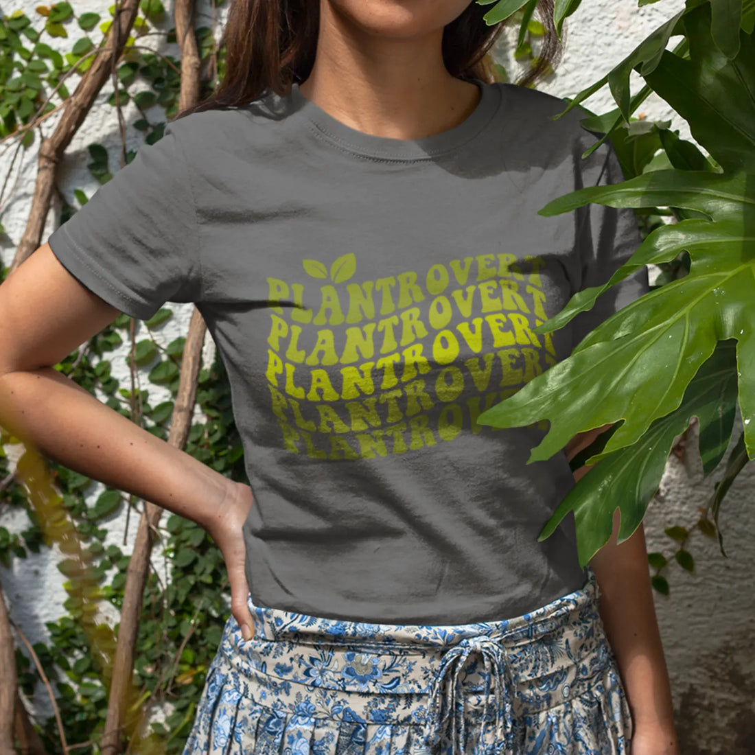 Plantrovert T-shirt Charcoal / S T-Shirt