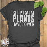Plants Have Power T-shirt Dark Heather / S T-Shirt