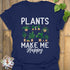 Plants Make Me Happy T-Shirt Navy / S T-Shirt