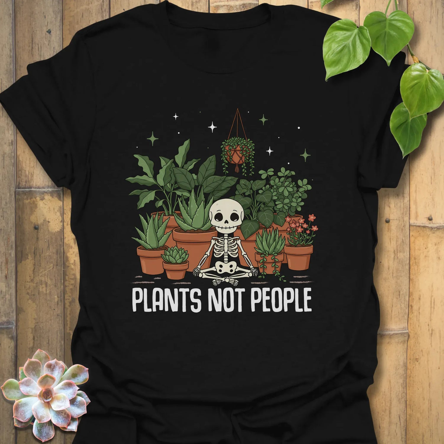 Plants Not People T-shirt Black / S T-Shirt