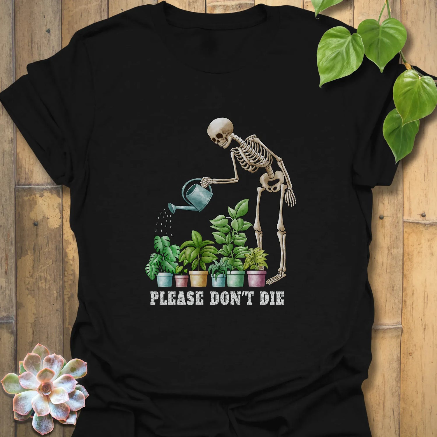 Please Don’t Die – T-shirt Black / S T-Shirt