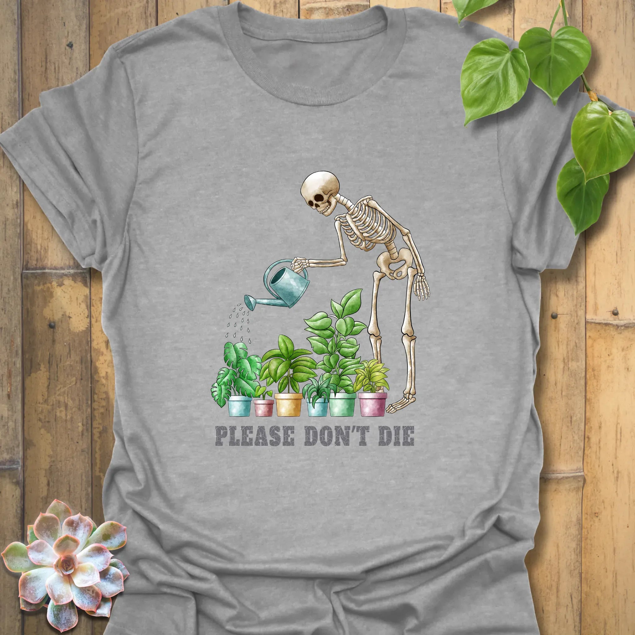 Please Don’t Die – T-shirt Sport Grey / S T-Shirt