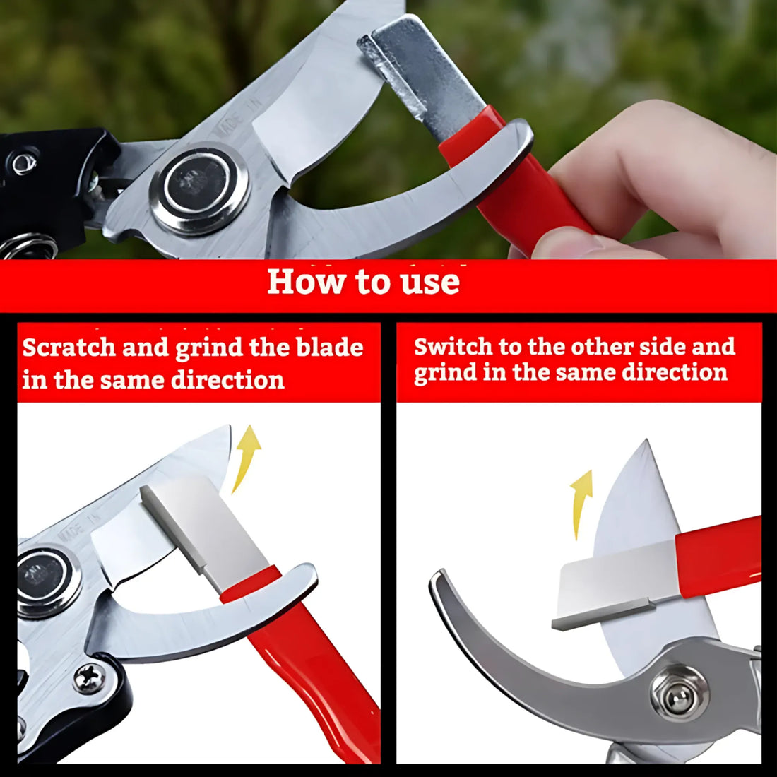 Portable Metal Knife Sharpener – Compact, Efficient Pruning Tool Pruning Tool