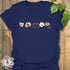 Pressed Flower T-shirt Navy / S T-Shirt