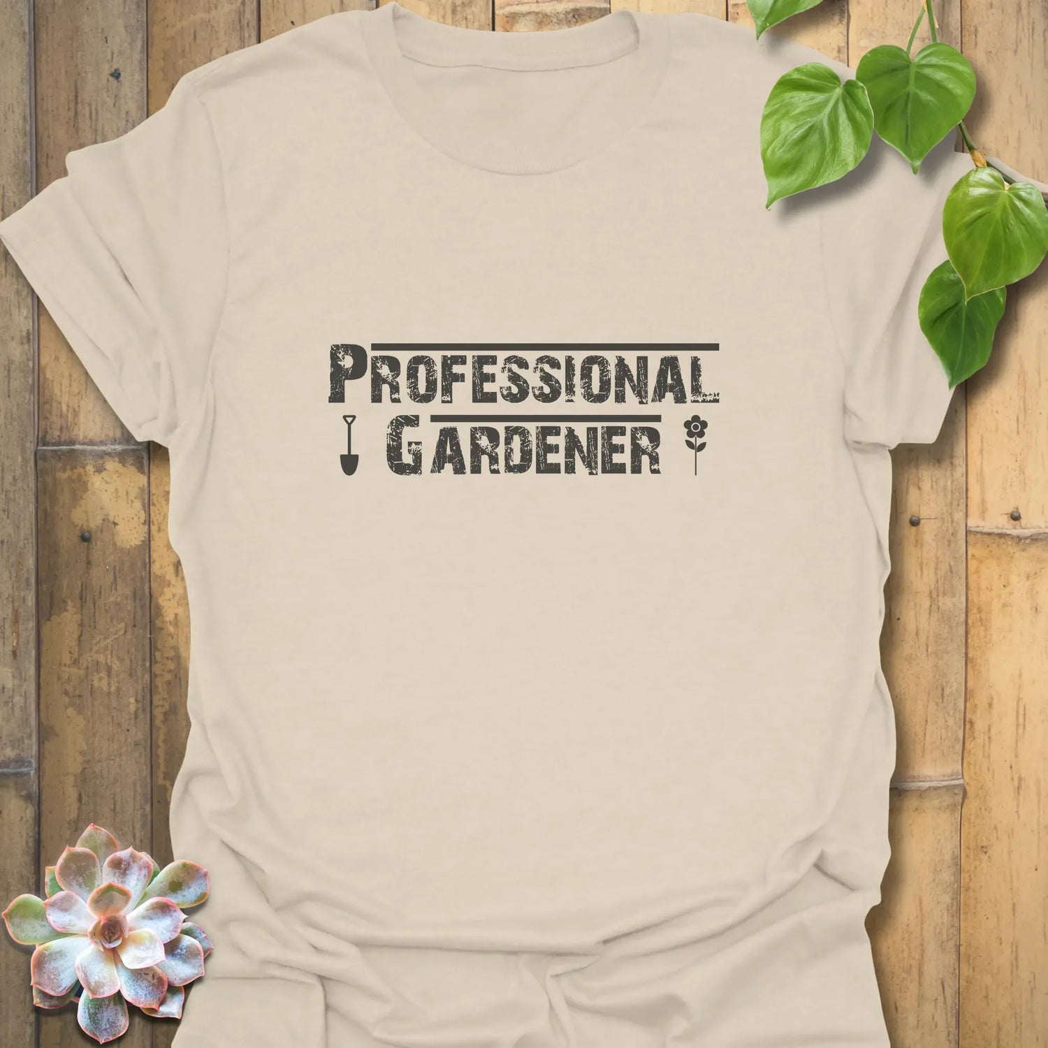 Professional Gardener T-shirt Natural / S T-Shirt