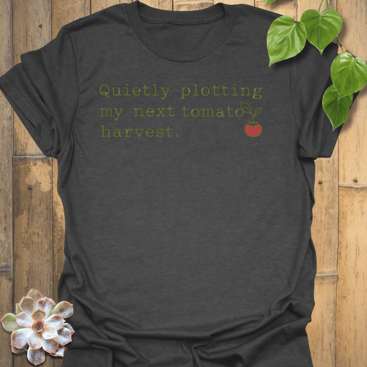 Quietly Plotting T-shirt Dark Heather / S T-Shirt