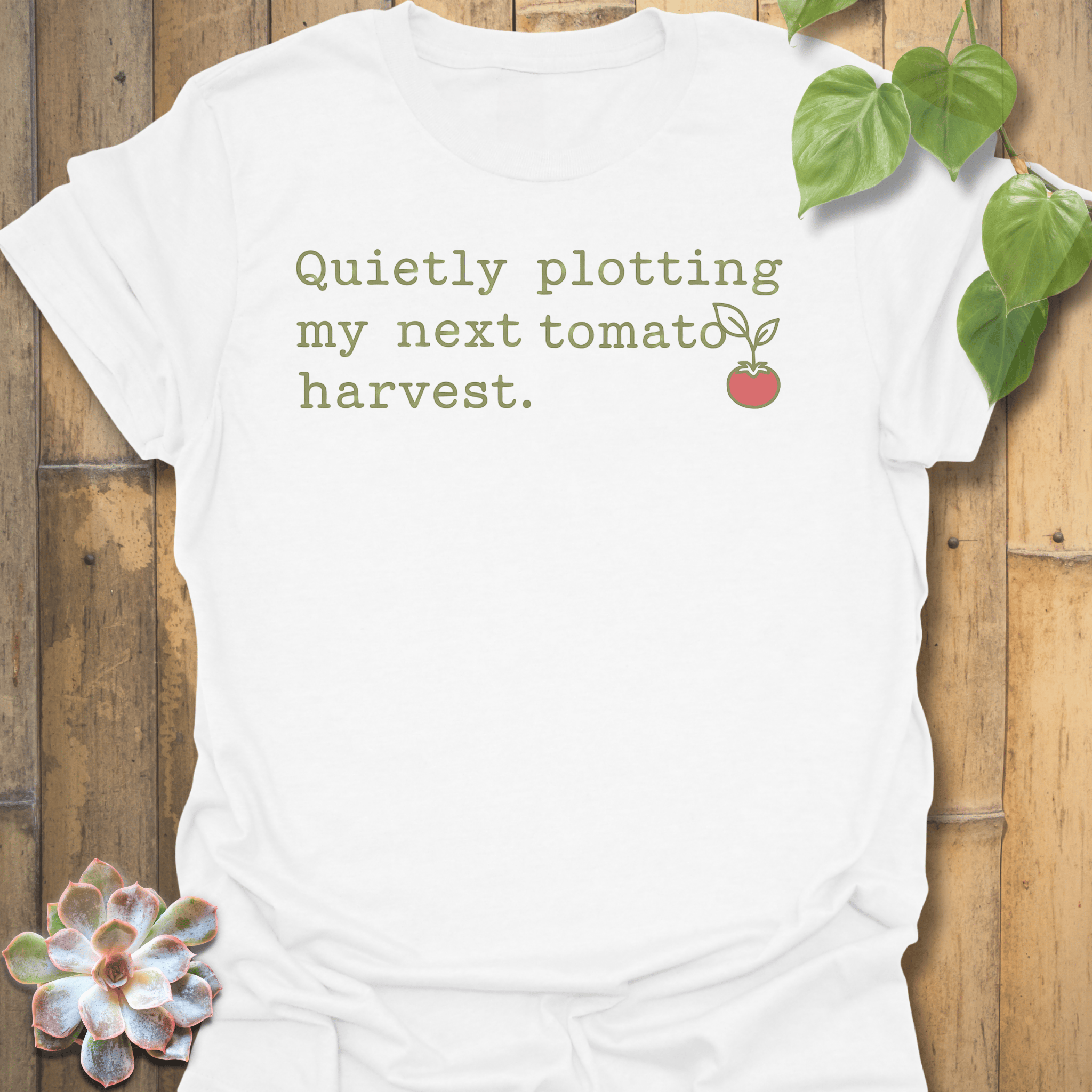 Quietly Plotting T-shirt White / S T-Shirt