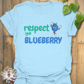 Respect The Blueberry T-shirt Light Blue / S T-Shirt
