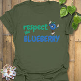 Respect The Blueberry T-shirt Military Green / S T-Shirt