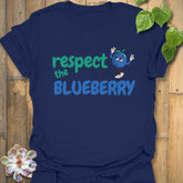 Respect The Blueberry T-shirt Navy / S T-Shirt