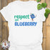 Respect The Blueberry T-shirt White / S T-Shirt