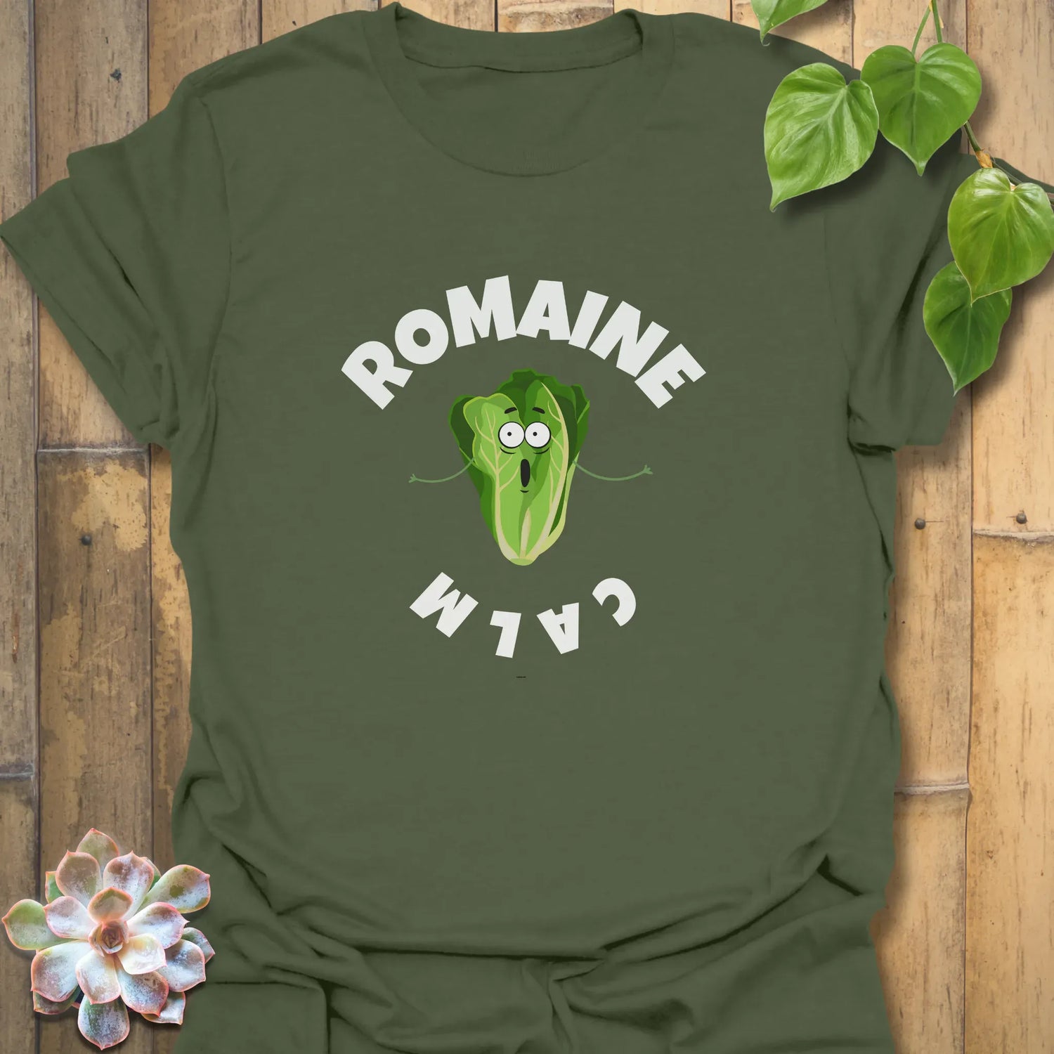 Romaine Calm  T-Shirt Military Green / S T-Shirt