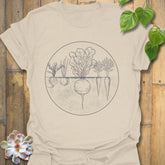 Rooted Vegetables T-shirt Natural / S T-Shirt