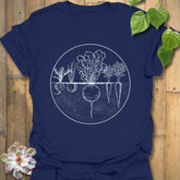 Rooted Vegetables T-shirt Navy / S T-Shirt