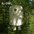 Rustic Animal Wind Chimes - Charming Small Animal Wind Chimes for Doors, Windows, and Garden A-Owl Animal Wind Chimes