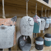 Rustic Animal Wind Chimes - Charming Small Animal Wind Chimes for Doors, Windows, and Garden Animal Wind Chimes