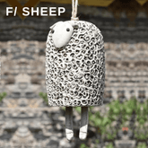 Rustic Animal Wind Chimes - Charming Small Animal Wind Chimes for Doors, Windows, and Garden F-Sheep Animal Wind Chimes
