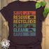 Save, Rescue T-shirt Dark Chocolate / S T-Shirt