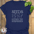 Seeds – Nature’s Tiny Surprises T-shirt Navy / S T-Shirt