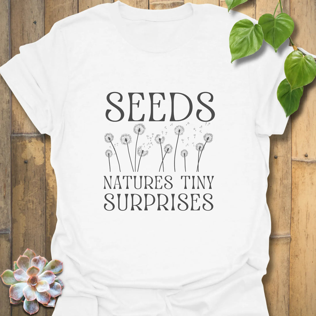 Seeds – Nature’s Tiny Surprises T-shirt White / S T-Shirt