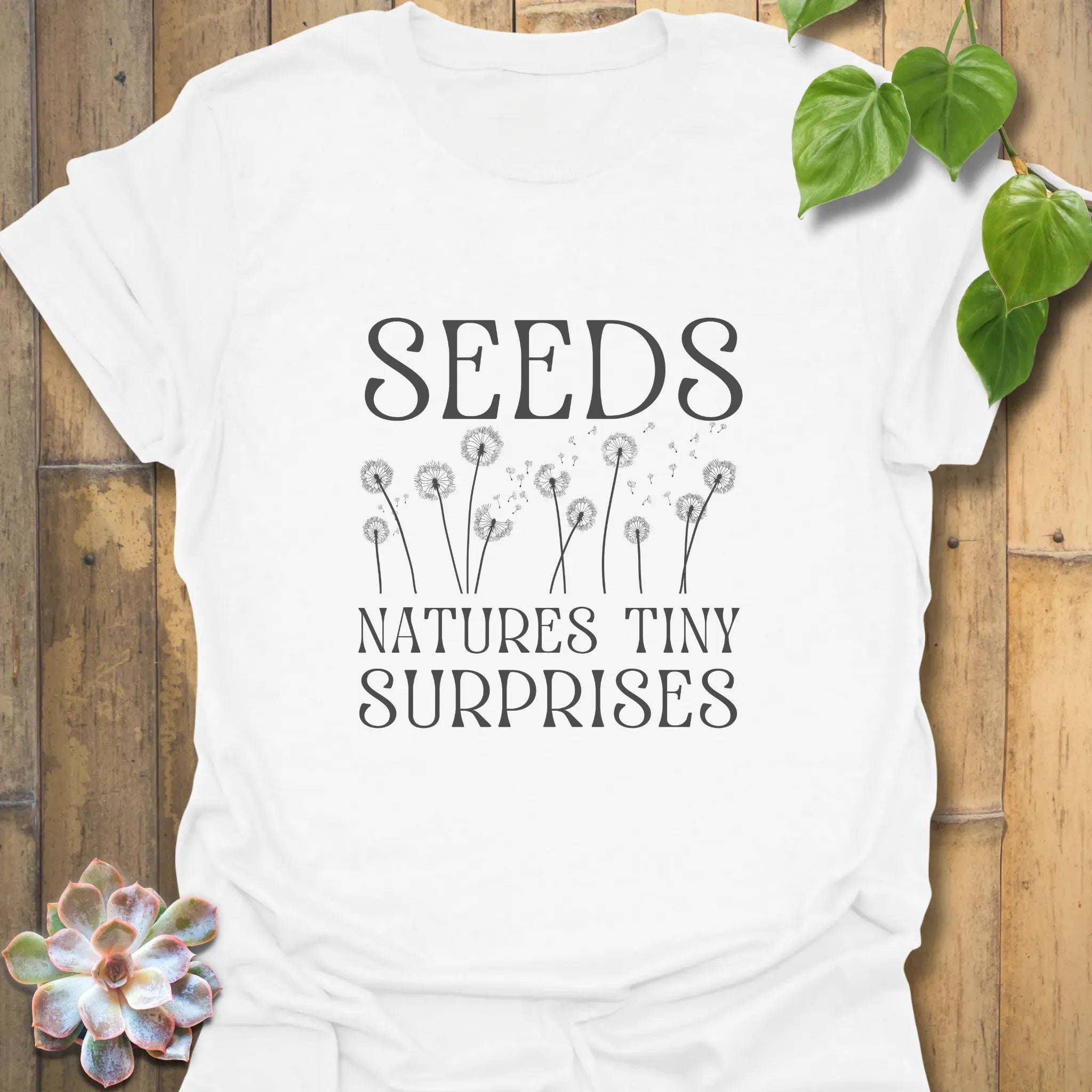 Seeds – Nature’s Tiny Surprises T-shirt White / S T-Shirt