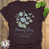 September Morning Glory T-shirt Dark Chocolate / S T-Shirt