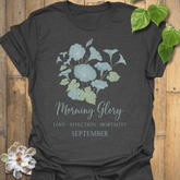 September Morning Glory T-shirt Dark Heather / S T-Shirt
