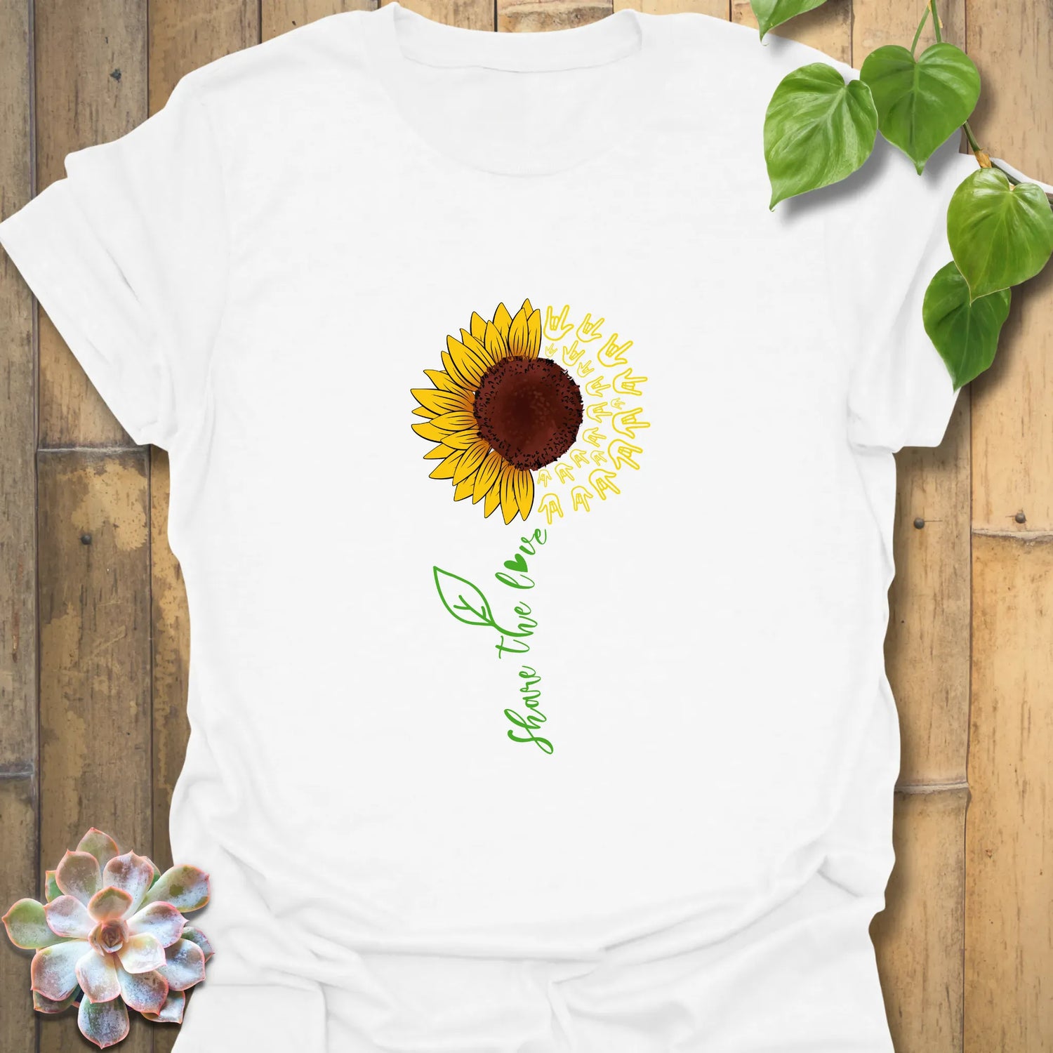 Share The Love T-shirt White / S T-Shirt