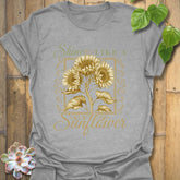 Shine Like A Sunflower T-shirt Sport Grey / S T-Shirt