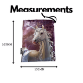 Small Storage Bag, Drawstring design- Perfect for Everyday Use - Unicorn Face masks