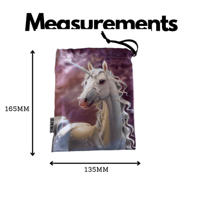 Small Storage Bag, Drawstring design- Perfect for Everyday Use - Unicorn Face masks