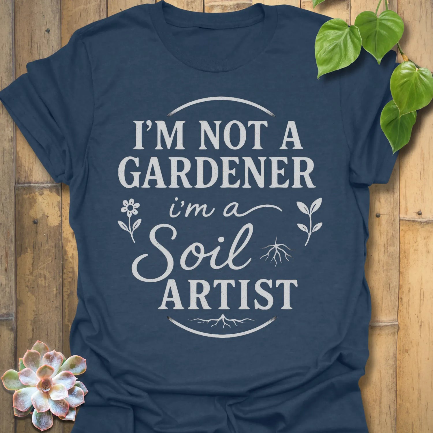 Soil Artist T-shirt Heather Navy / S T-Shirt